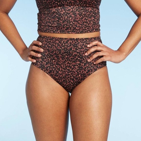 New High Waist Moderate Coverage Bikini - Picture 1 of 4